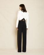Cropped Tailored Blazer - Image 3