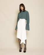 Sculpted Asymmetric Skirt - Image 2