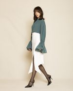 Sculpted Asymmetric Skirt - Image 3