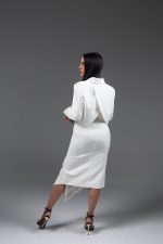 Sculpted Asymmetric Skirt - Image 4