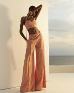 Buttoned Statement Pants