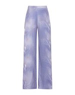 Flowly Wide – Leg Pants -Blue Print - Image 2