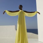 Halter Draped Maxi Dress