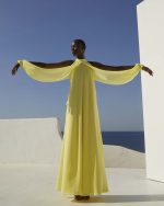 Halter Draped Maxi Dress