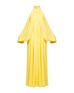 Halter Draped Maxi Dress - Image 3