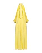 Halter Draped Maxi Dress - Image 4