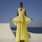 Layered High – Neck Maxi Dress