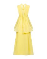 Layered High – Neck Maxi Dress - Image 4