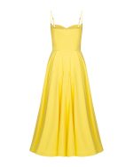 Strapless Sculptural Midi Dress - Image 4