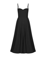 Strapless Sculptural Midi Dress - Image 8