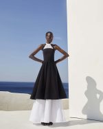 Halter – Neck Layered Maxi Dress