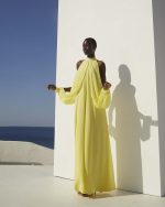 Halter Draped Maxi Dress - Image 2