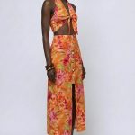 SALT KISS FLORAL SKIRT