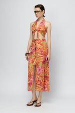 SALT KISS FLORAL SKIRT - Image 3