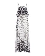 Polka – Dot Evening Maxi Dress - Image 2