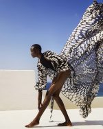 Polka – Dot Flowing Kimono